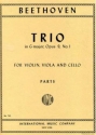 Trio g major op.9/1 for violin, viola and cello