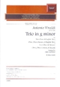 Trio g-Moll RV73 f�r 2 Oboen und Englischhorn (Fagott) Partitur und Stimmen