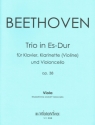 Trio 'nach Septett' Es-Dur op.38 f�r Klavier, Klarinette (Vl) und Violoncello Einzelstimme Viola (statt Cello)