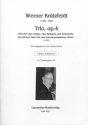 Trio op.4 f�r Violine, Viola und Violoncello (Solo-Sopranstimme im letzten Satz) Partitur und Stimmen