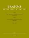 Trio op.40 f�r Violine, Horn (Viola/Violoncello) und Klavier Stimmen