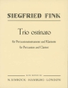 Trio Ostinato f�r Schlagzeug und Klarinette (Ba�klarinette)