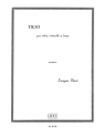 Trio pour violon, violoncelle et harpe, parties