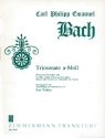 Triosonate a-Moll WQ148 f�r Fl�te, Violine (Oboe), und Bc. Partitur und Stimmen