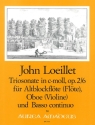 Triosonate c-Moll op.2,6 f�r Altblockfl�te (Fl�te), Oboe (Violine) und bc