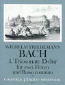 Triosonate D-Dur Nr.1 f�r 2 Fl�ten und Bc