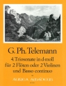 Triosonate d-Moll Nr.4 f�r 2 Fl�ten und Bc