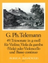 Triosonate g-Moll Nr.49 f�r Violine, Viola da gamba (Viola, Violoncello) und bc