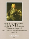 Triosonate g-Moll op.2,6  f�r 2 Violinen und Bc Stimmen
