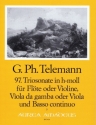Triosonate h-Moll Nr.97 f�r Fl�te (Violine), Viola da gamba (Viola) und Bc