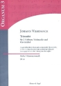 Triosuite f�r 2 Violinen, Violoncello und Klavierzimbel Partitur und Stimmen
