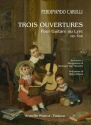 Trois Ouvertures, op. 6 [a] Chitarra sola partitura
