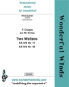 Two Waltzes for 2 flutes and 2 clarinets score and parts