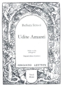 Udite Amanti f�r Sopran und Bc Partitur