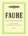 Une chateleine en sa tour op.110 und Impromptu op.86 f�r Harfe