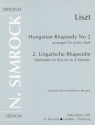 Ungarische Rhapsodie Nr.2 f�r Klavier zu 4 H�nden Spielpartitur