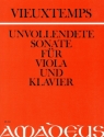 Unvollendete Sonate oppost. f�r Viola und Klavier