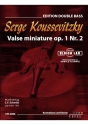 Valse miniature op.1 Nr.2 f�r Kontrabass und Klavier