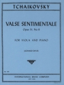 Valse sentimentale op.51,6 for viola and piano