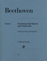 Variationen f�r Violoncello und Klavier