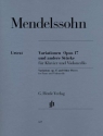 Variationen op.17 und andere St�cke f�r Klavier und Violoncello