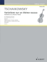 Variationen �ber ein Rokoko-Thema op.33 f�r Violoncello und Orchester f�r Violoncello und Klavier