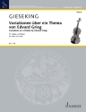 Variationen �ber ein Thema von Edvard Grieg f�r Violine und Klavier