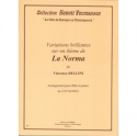 Variations brillantes sur un th�me de Norma pour flute et piano