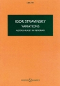 Variations HPS 779 f�r Orchester Studienpartitur