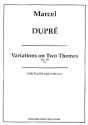 Variations on 2 Themes op.35 for piano and organ score