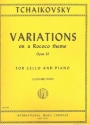 Variations on a Rococo Theme op.33 for cello and piano
