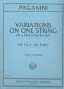 Variations on one String on a Theme from Rossini's 'Moses in Egypt' for violoncello and piano
