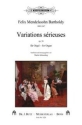 Variations s�rieuses op.54 f�r Orgel