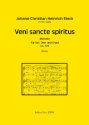 Veni sancte spiritus op.109 f�r Soli, gem Chor und Orgel Chorpartitur