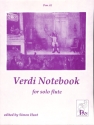 Verdi Notebook for flute Flute Solo