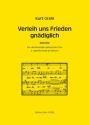 Verleih uns Frieden gn�diglich f�r gem Chor a cappella Partitur