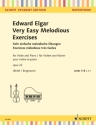 Very easy melodious Exercises op.22 f�r Violine und Klavier