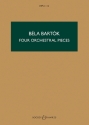 Vier Orchesterst�cke op. 12 HPS 1112 f�r Orchester Studienpartitur