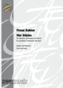 Vier St�cke f�r Saxophon, Bandoneon und Klavier Partitur und Stimmen
