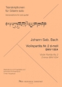 Violinpartita d-Moll Nr.2 BWV1004 f�r Gitarre solo