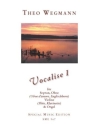 Vocalise 1 f�r Sopran, Oboe (Oboe d'amore, Violine (Fl�te/Klarinette) Partitur und Stimmen