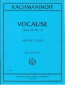 Vocalise for 6 cellos score and parts