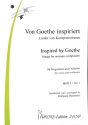 Von Goethe inspiriert Band 1 - Lieder von Komponistinnen f�r Gesang und Orchester Partitur