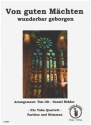 Von guten M�chten wunderbar geborgen f�r Tuba Quartett Partitur und Stimmen