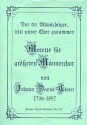 Vor dir Allm�chtiger, tritt unser Chor zusammen f�r M�nnerchor a cappella Partitur
