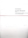 Vox mortis / alldie Gesualdi f�r 5 Stimmen (SSATB), 4 Streicher und Klavier Partitur Din A3