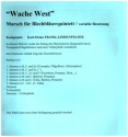Wache West f�r 5 Blechbl�ser (variable Besetzung) Partitur und Stimmen