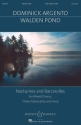 Walden Pond f�r gemischter Chor (SATB), 3 Violoncelli und Harfe Klavierauszug