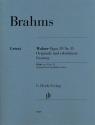 Walzer op.39,15 (originale und erleichterte Fassung) f�r Klavier
