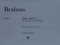 Walzer op.39 f�r Klavier zu 4 H�nden